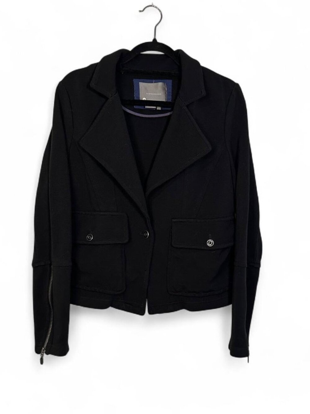 Anthropologie Sylvia Knit Moto Jacket